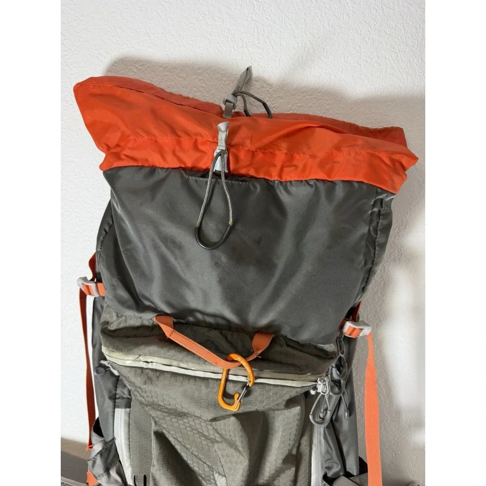 Mountain Hardwear Ozonic 50L Backpack Hiking Camping Pack Gray Orange